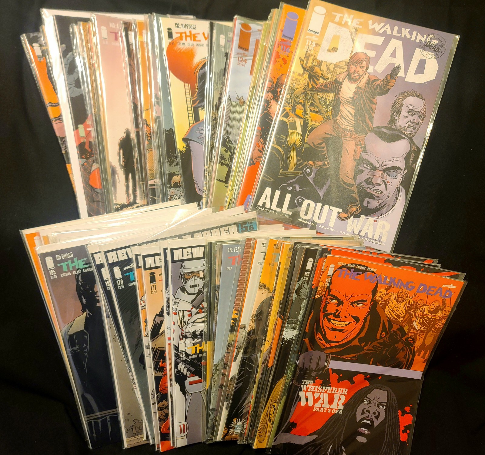 Lot of 78 The Walking Dead Comic Books #115 - 193 Major Keys NM - VF+