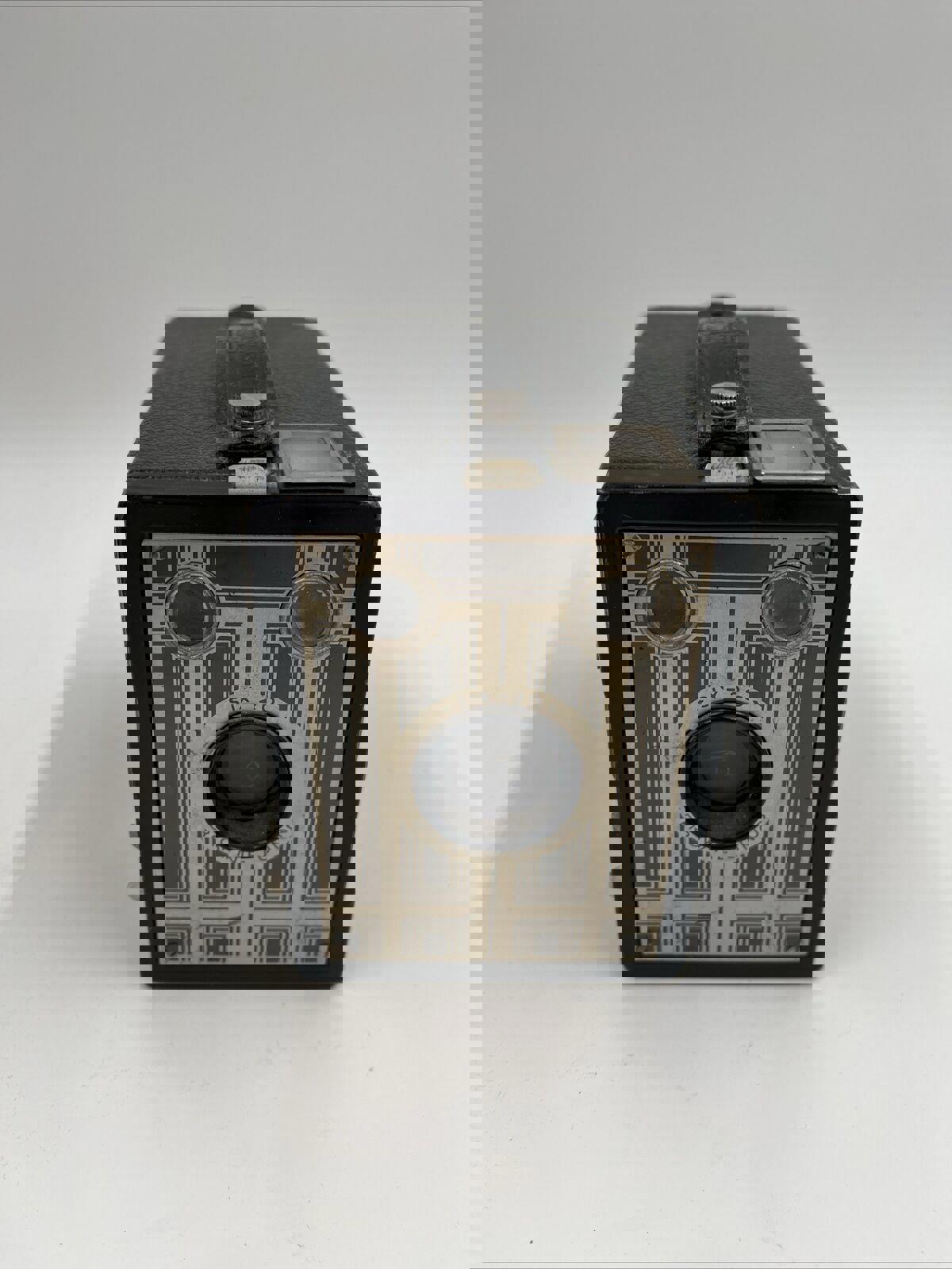 Vintage 1935 Kodak Brownie Junior SIX-20 Box Camera Rare Find Retro Art Deco