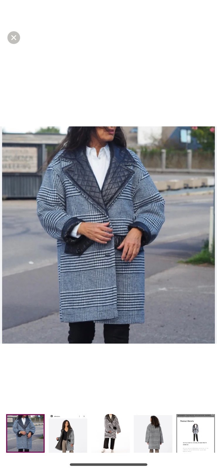 Stella nova oversized coat