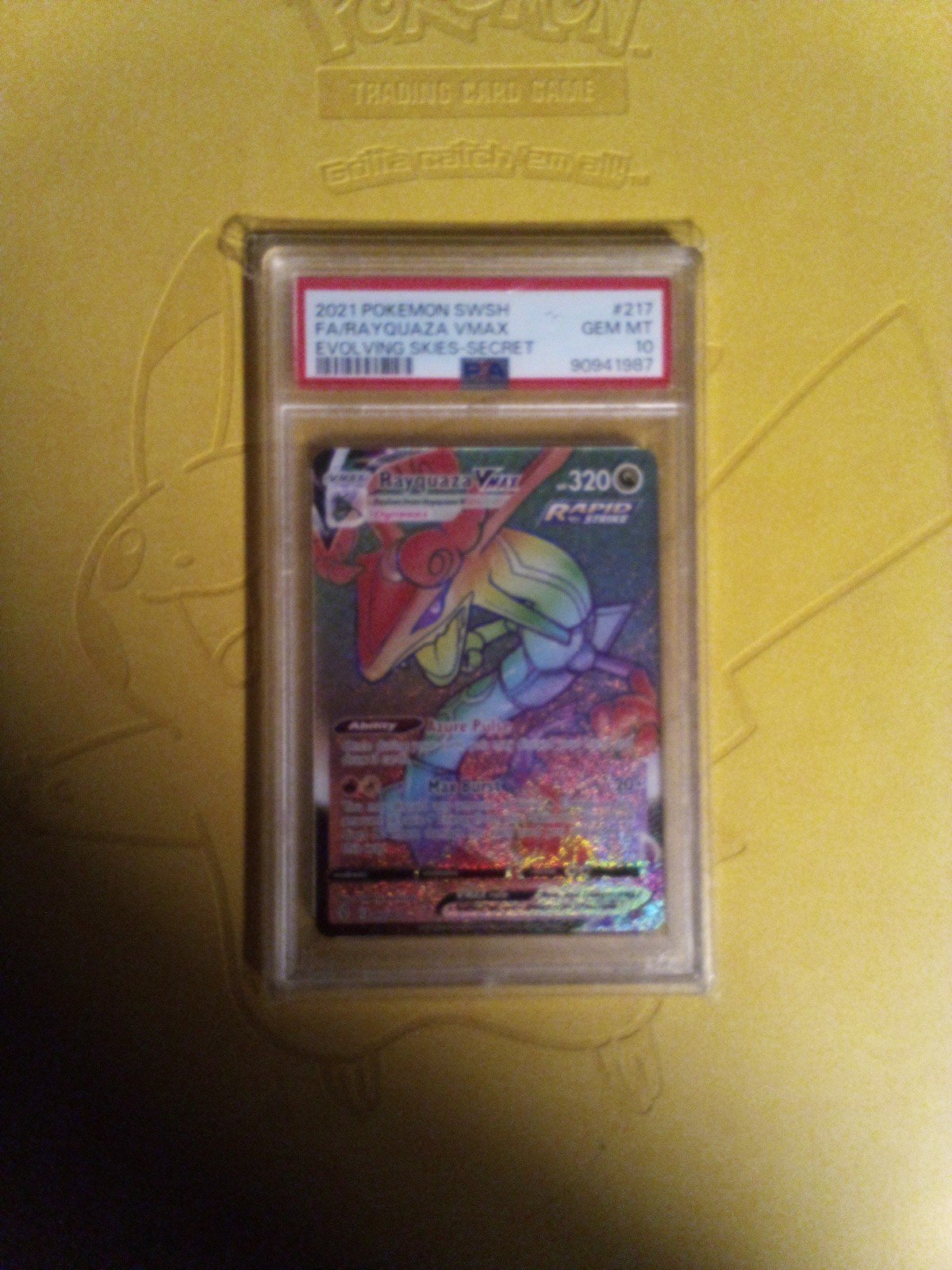 PSA 10 Rayquaza Secret