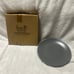 gray 4 piece round 10.5 dinner set plates glaze stoneware microwave & oven safe