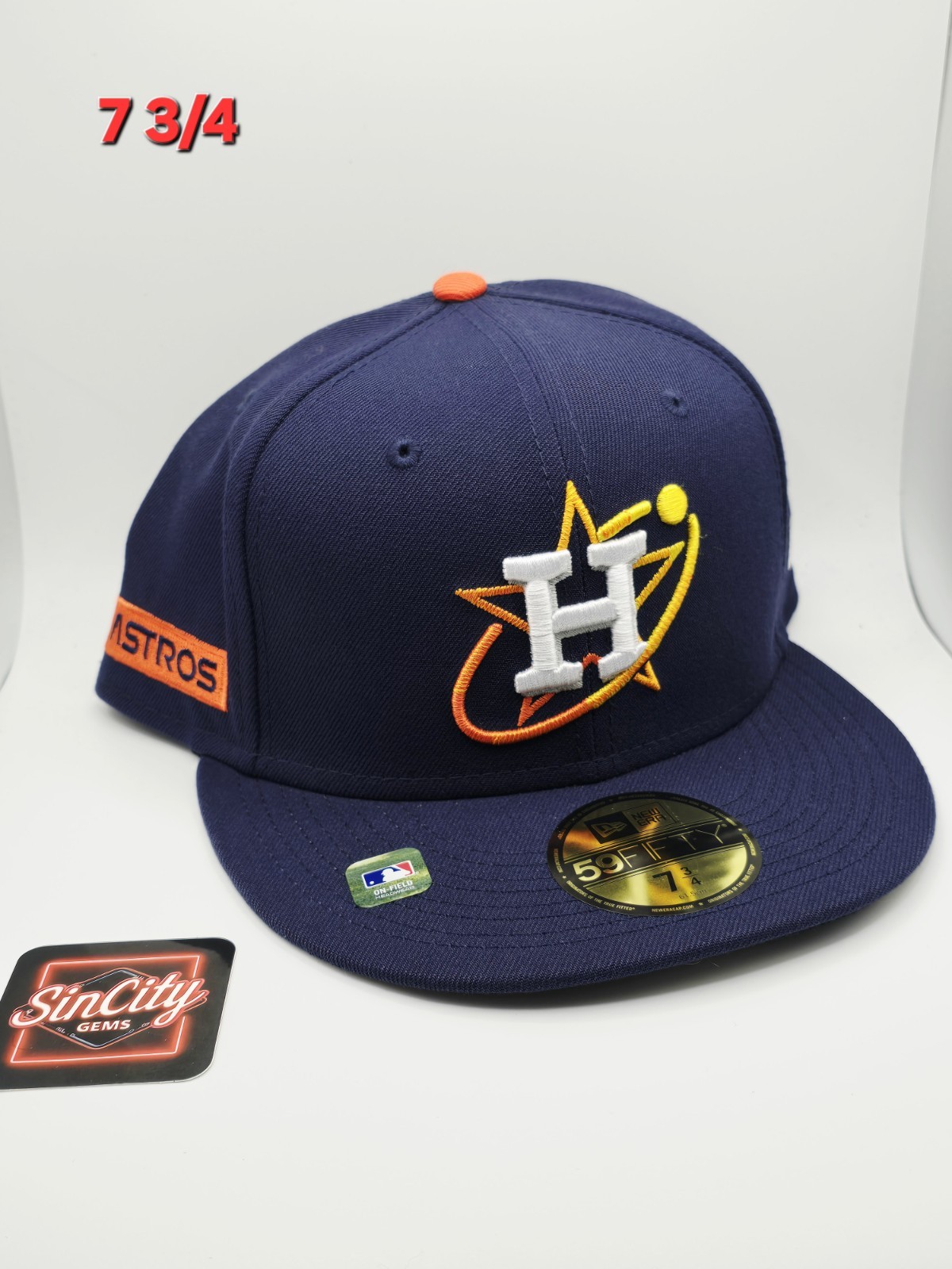 Houston Astros City Connect Space City New Era 59FIFTY Fitted Hat Cap 7 3/4