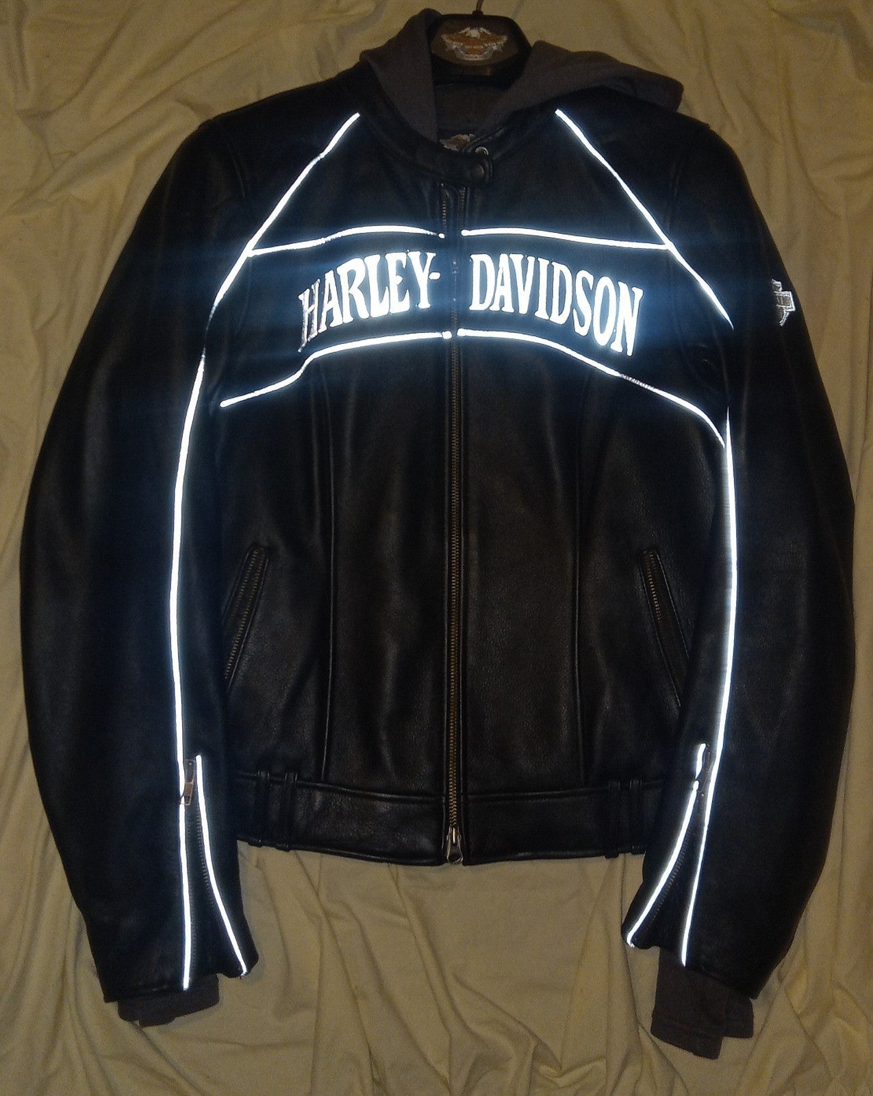 Woman's. Harley Davidson Leather Jacket large