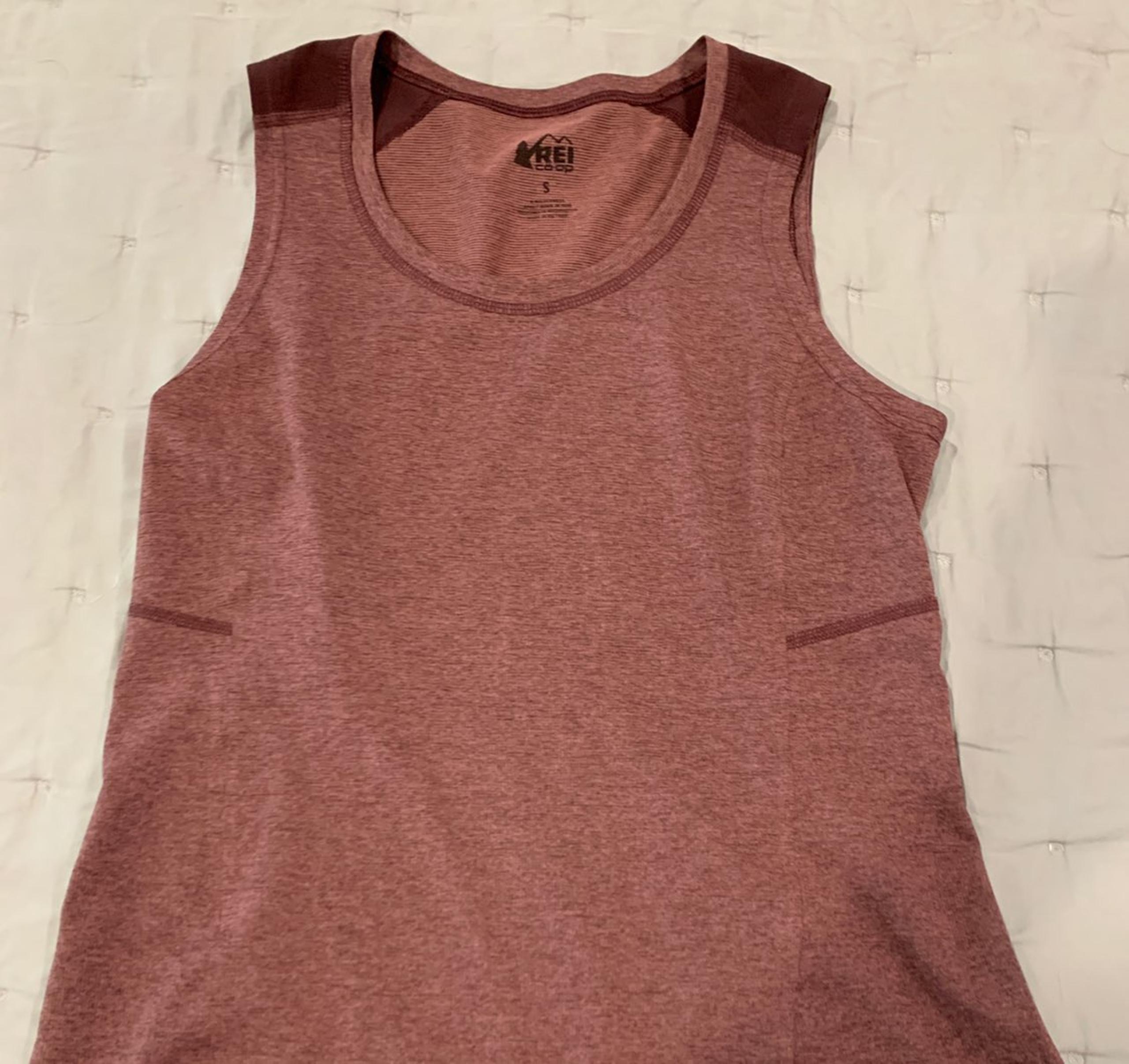 REI Tank Top, maroon, small