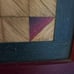 Wooden Pieced Quilt Square By Uniquely Jewell signed by Artist Made In USA 17.5”