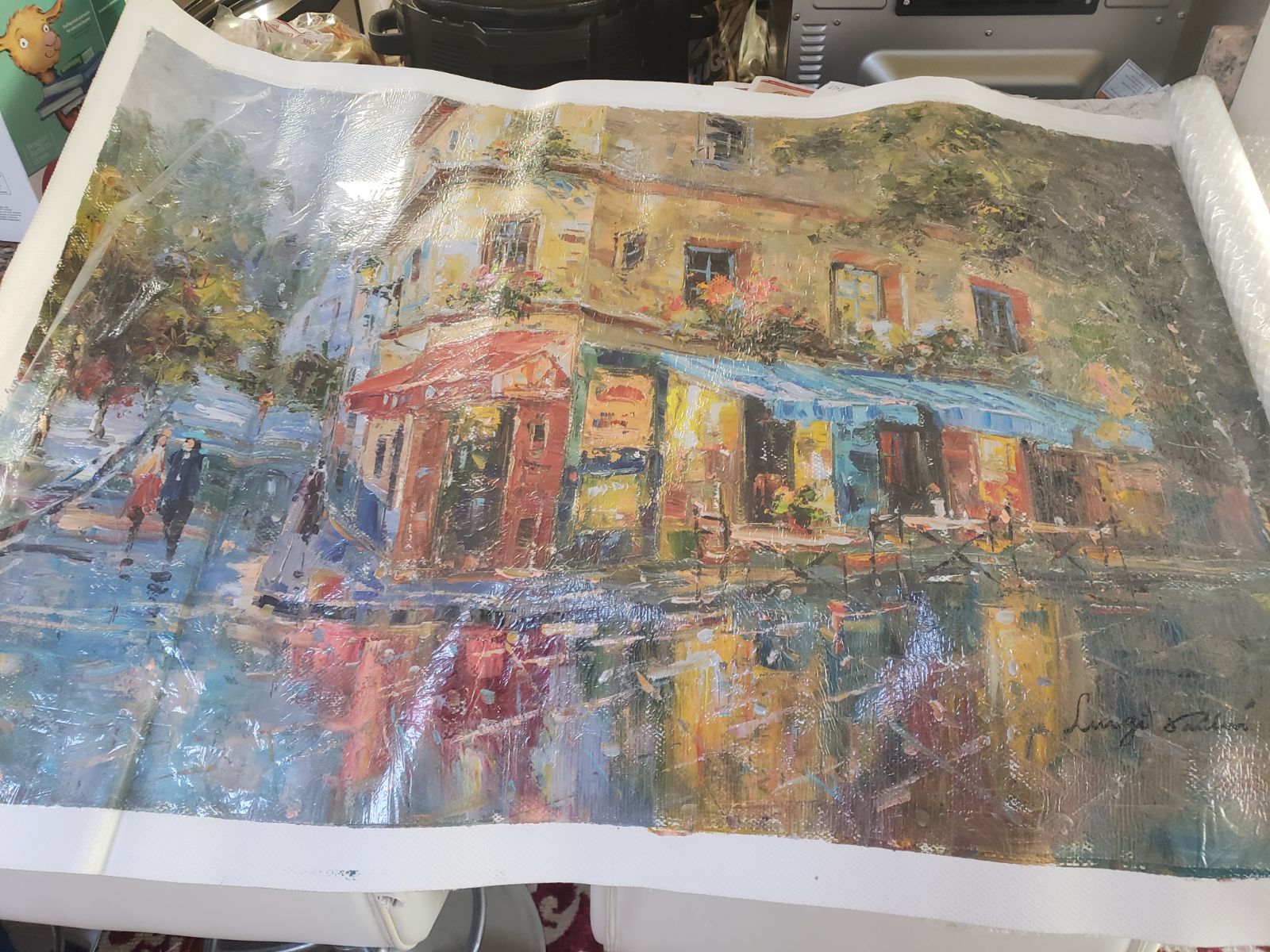 Italian Cafe painting