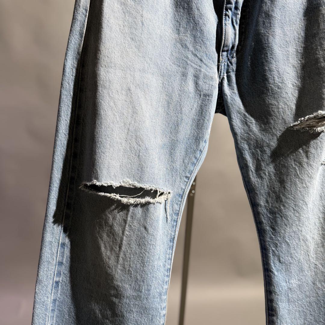 【ラッピング不可】 KURO CUTOFF WIDE DENIM 31 パンツ