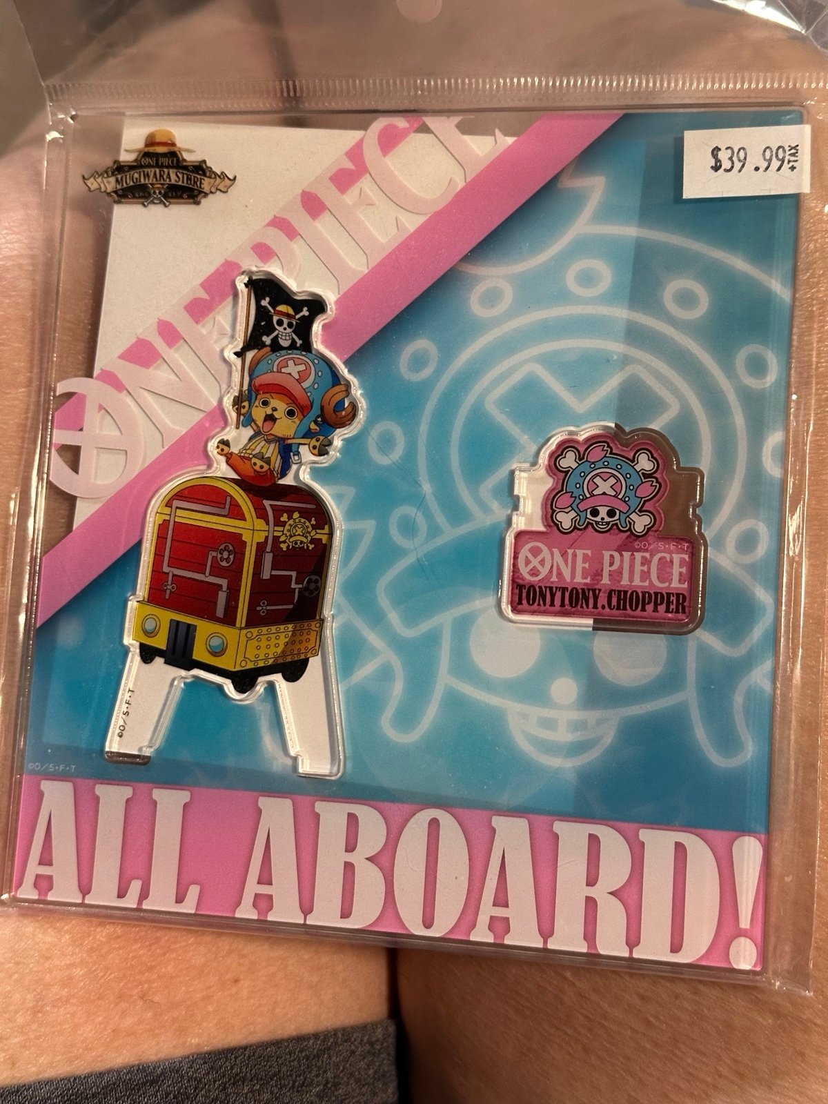 One Piece ALL ABOARD! Acrylic Stand Chopper Japan limited New
