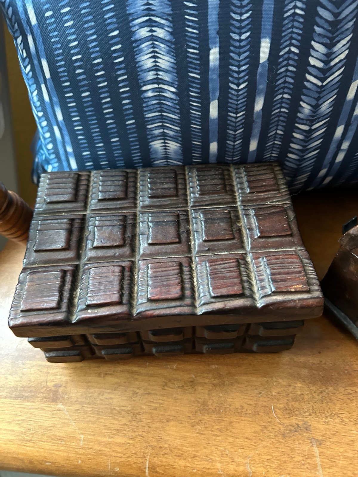 Super cool brutalist handmade wood box Spain