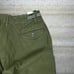 True Vintage Military Tactical Pants Green Wool Baggy Wide Leg Adjustable 70s