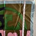 NWT - Tory Burch Color Block Logo Silk Neckerchief scarf.
