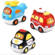VTech Go! Go! Smart Wheels Starter Pack Car 3pk (Fire Truck, Police, Helicopter)