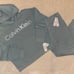 NWT Calvin Klein Performance Fleece Logo Hoodie & Slim Fit Cargo Joggers Set