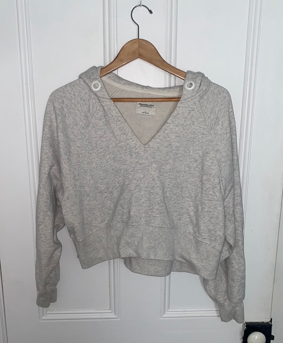 Abercrombie & Fitch Shrunken Sunday Soft A& F Collection Hoodie
