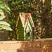 12 H Green Hanging Distressed Solid Wood Garden Bird House Decorative Birdhouse