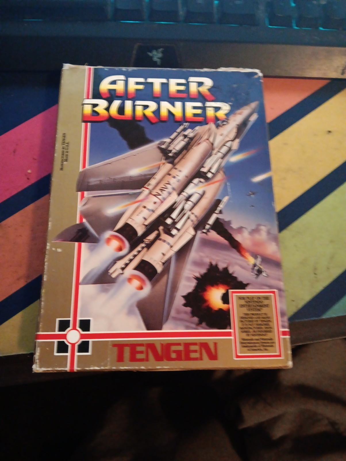 After Burner for the Nintendo NES ( WITH REG CARD)