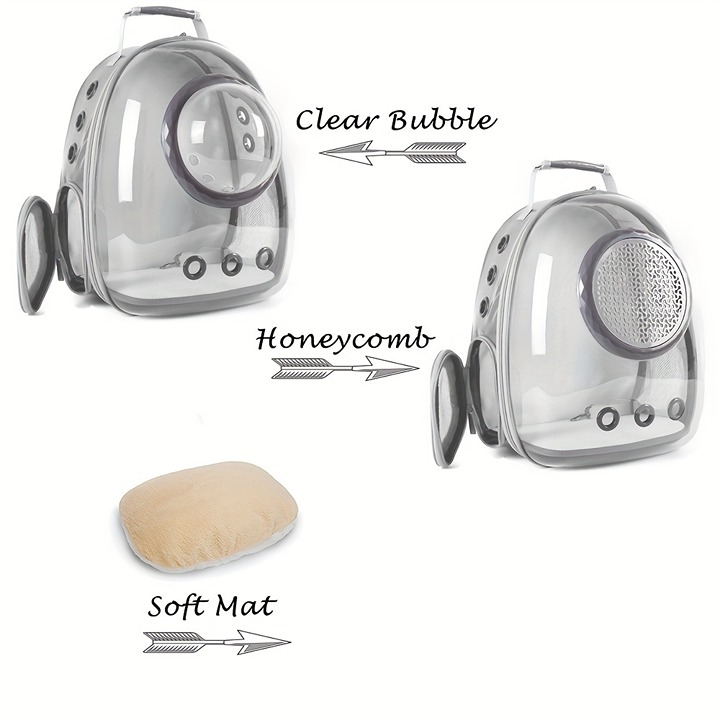 Bubble Cat Carrier Backpack, Transparent Pet Carrier Backpack, Space Capsule