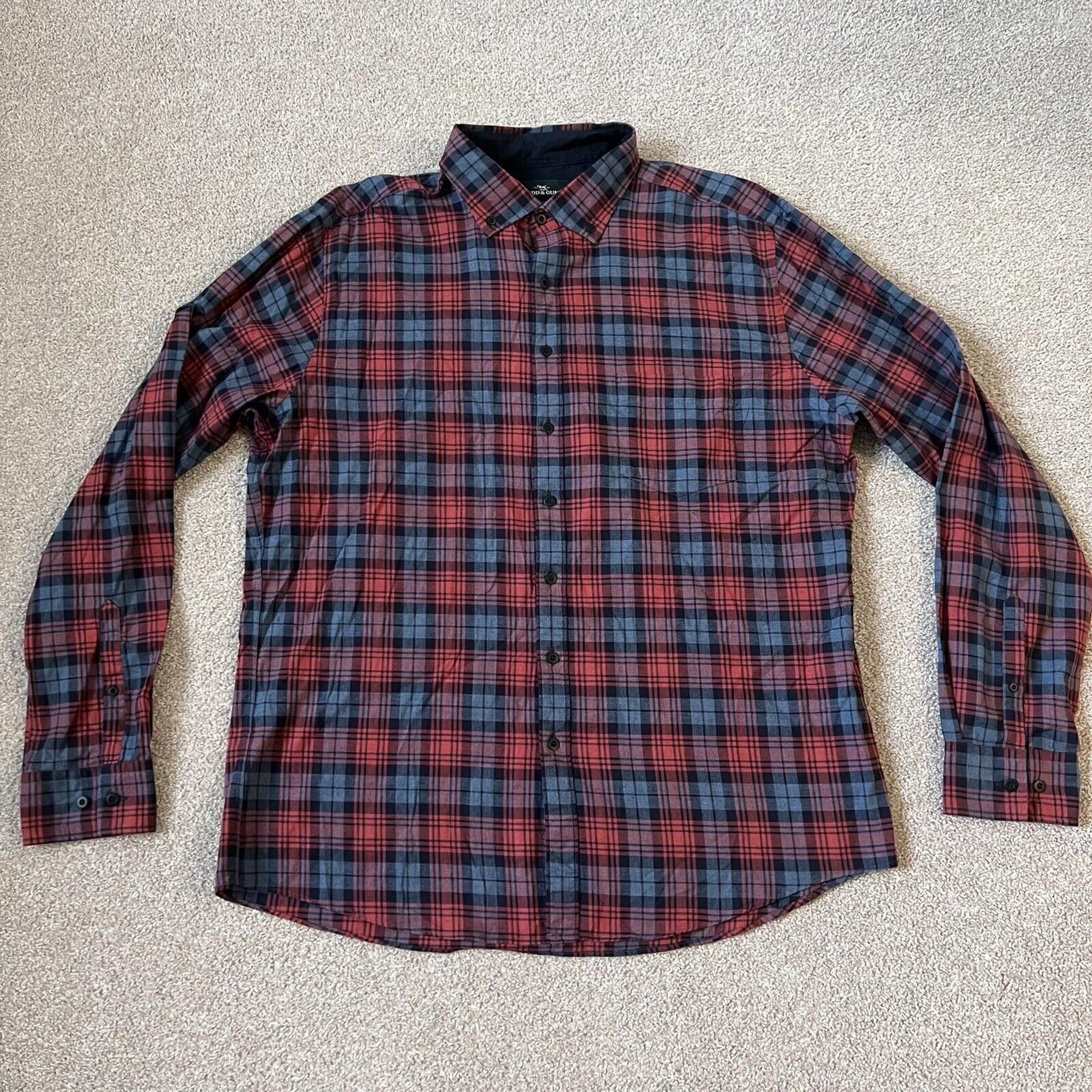 Rodd & Gunn Sports Fit Button-Down Shirt Men's 2XL