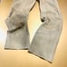 Tan Suede Leather Straight Leg Pants Women’s 8