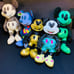EXTREMELY RARE MICKEY MEMORIES PLUSH SET