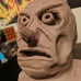 Handmade clay sculpture