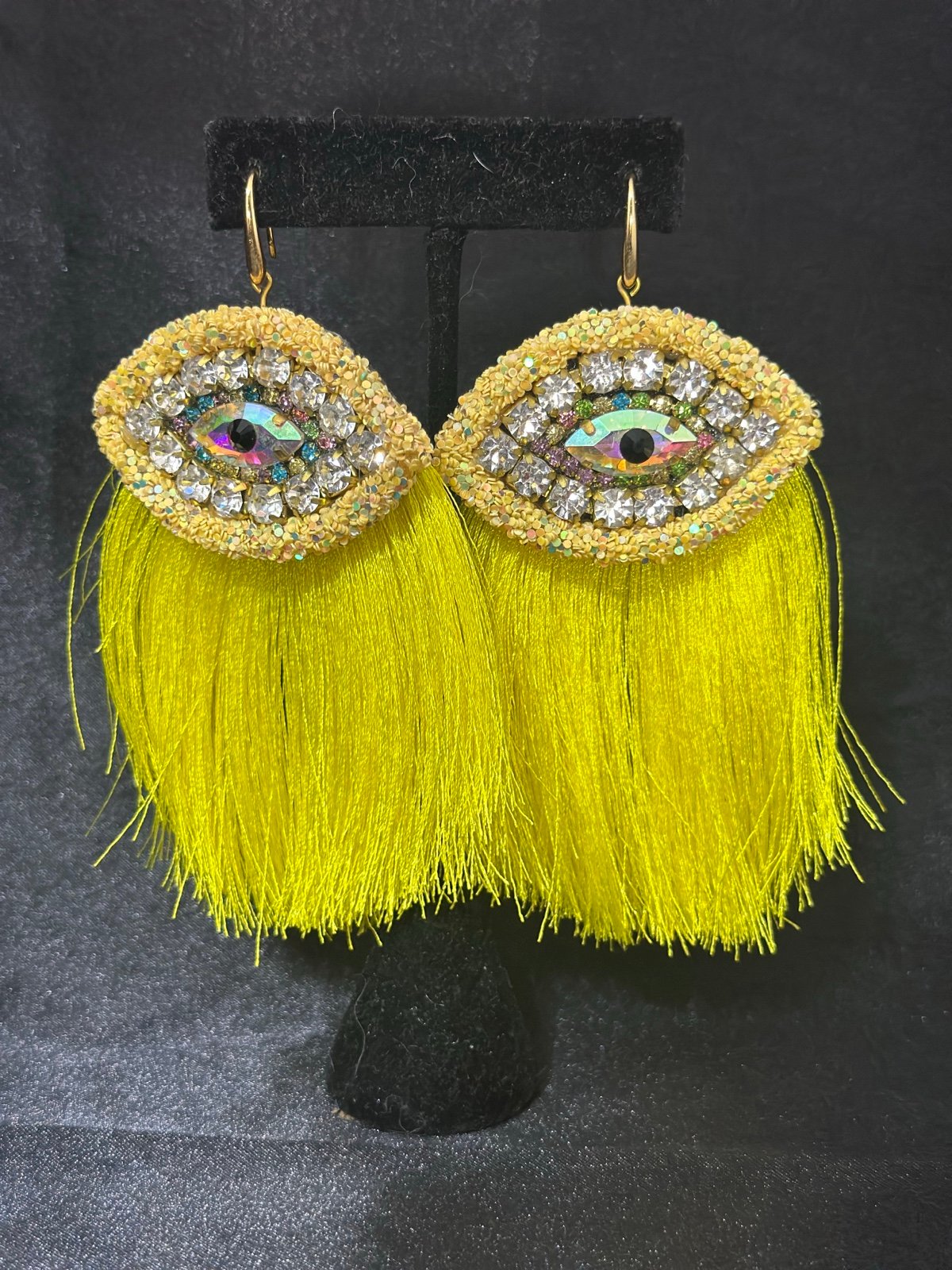 Yellow Eyes Earrings