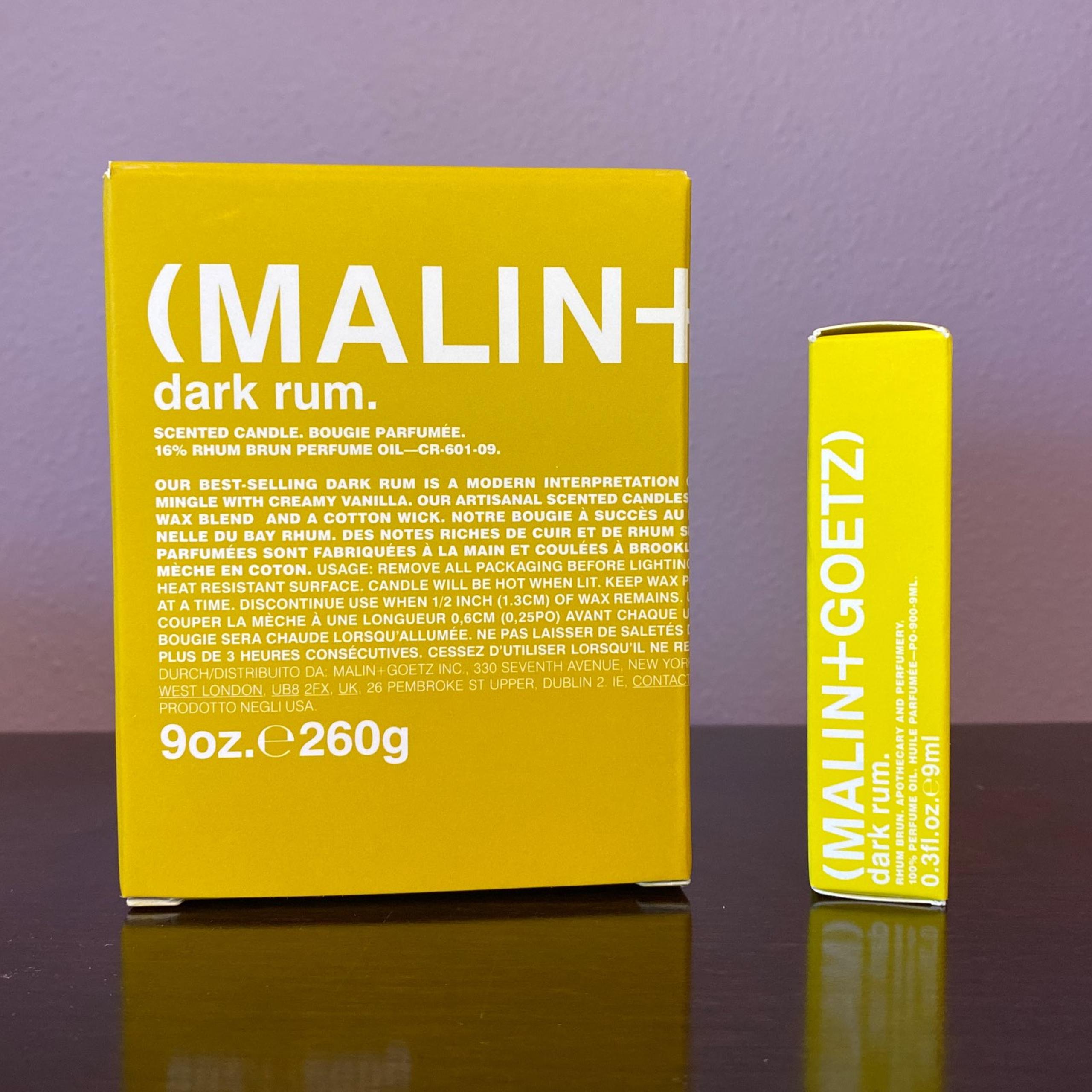 Malin + Goetz Dark Rum Duo