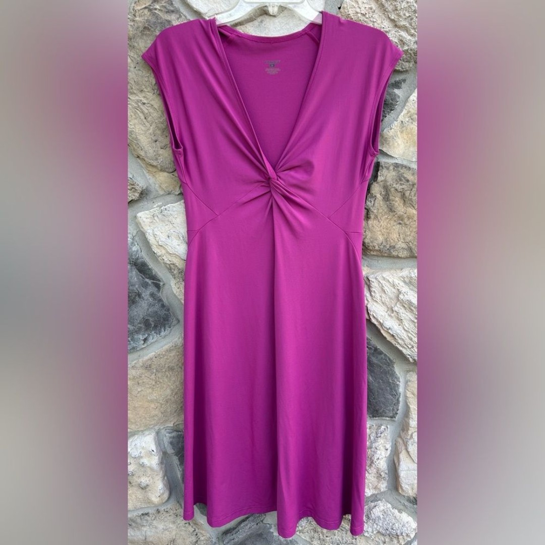 Patagonia Bandha Dress Size M Purple Lightweight Stretchy Outdoor Activewear
