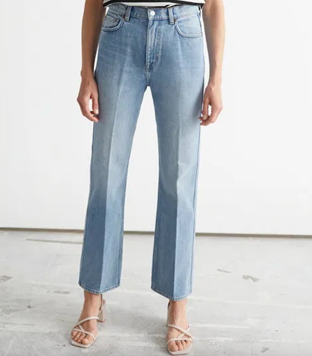 And Other Stories Light Blue Key Cut Jeans