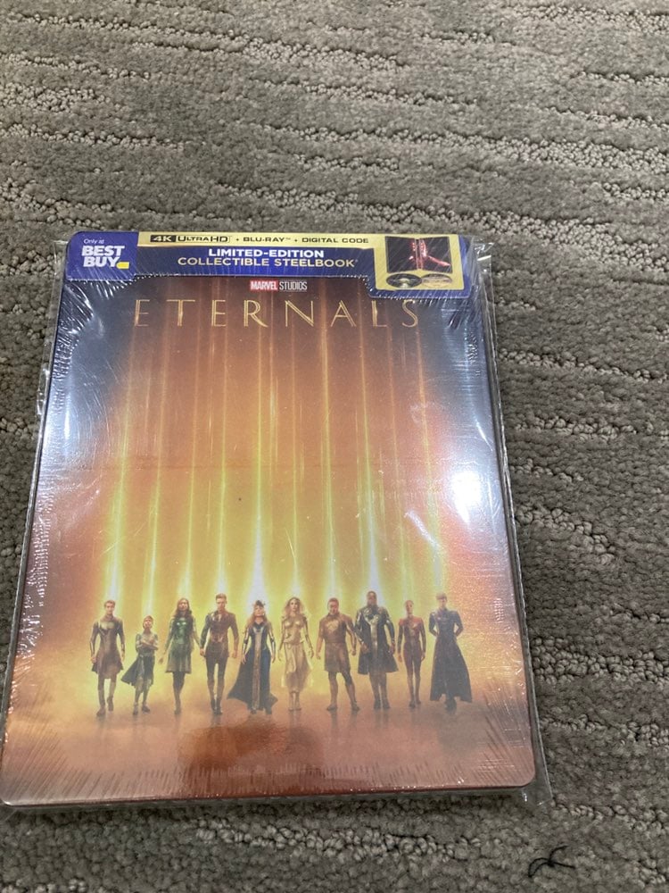 Marvel Eternals steelbook bluray