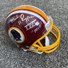 Signed Redskins Mini Helmet
