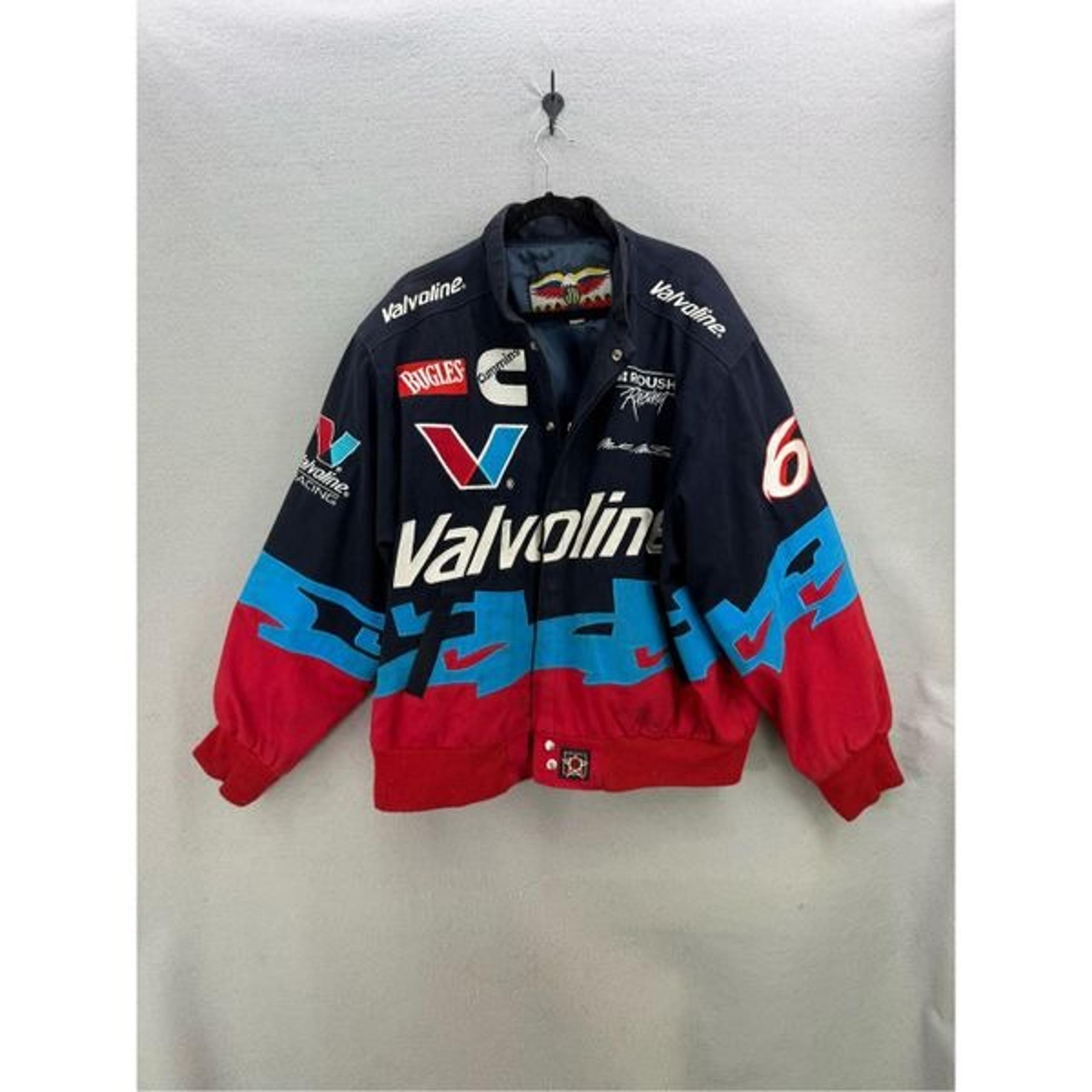 Valvoline RACING Nascar Jeff Hamilton Jacket size XL JH Design Vintage