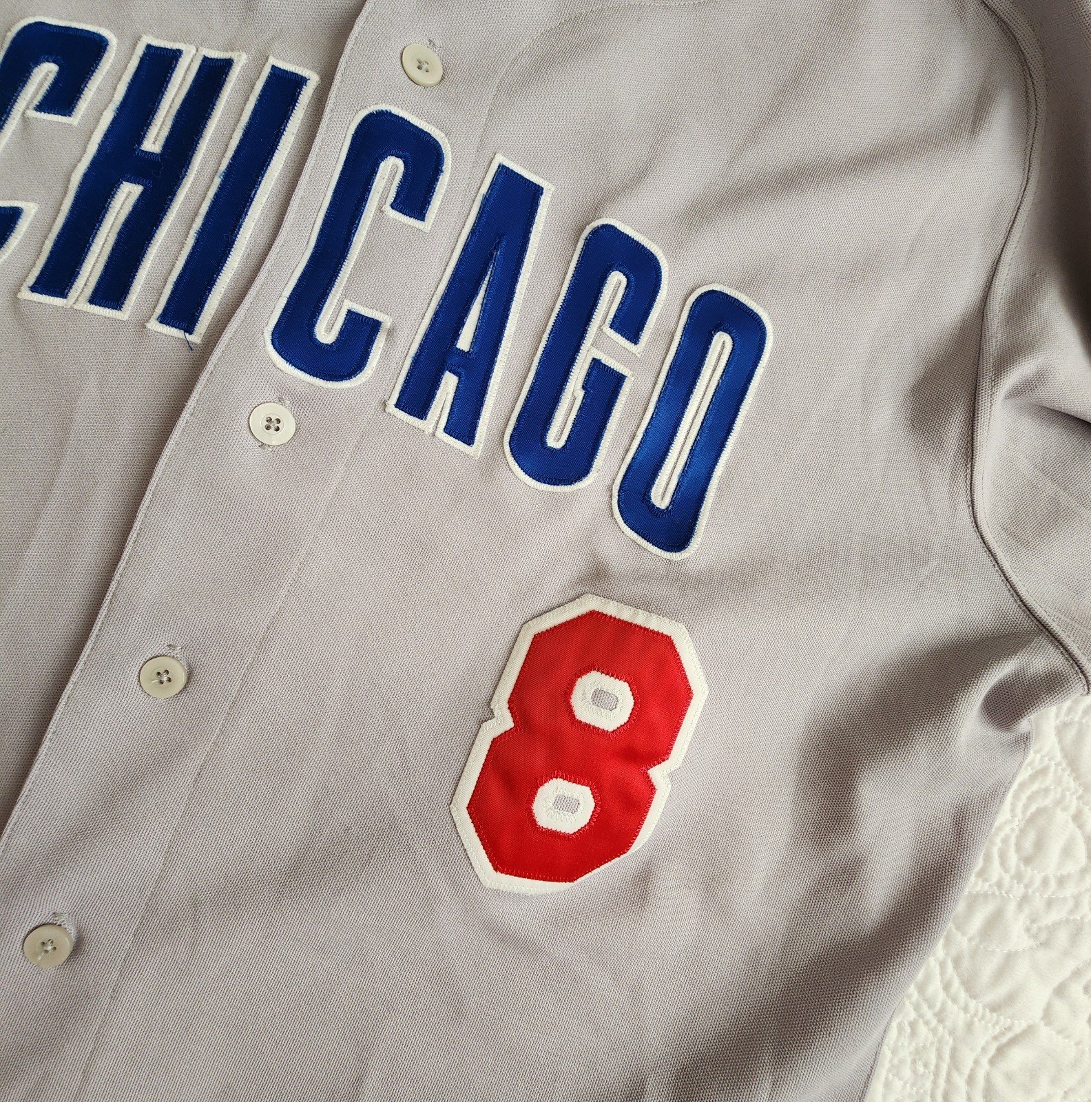CHICAGO CUBS #36 BATTING PRACTICE 1980s Era BLUE MESH