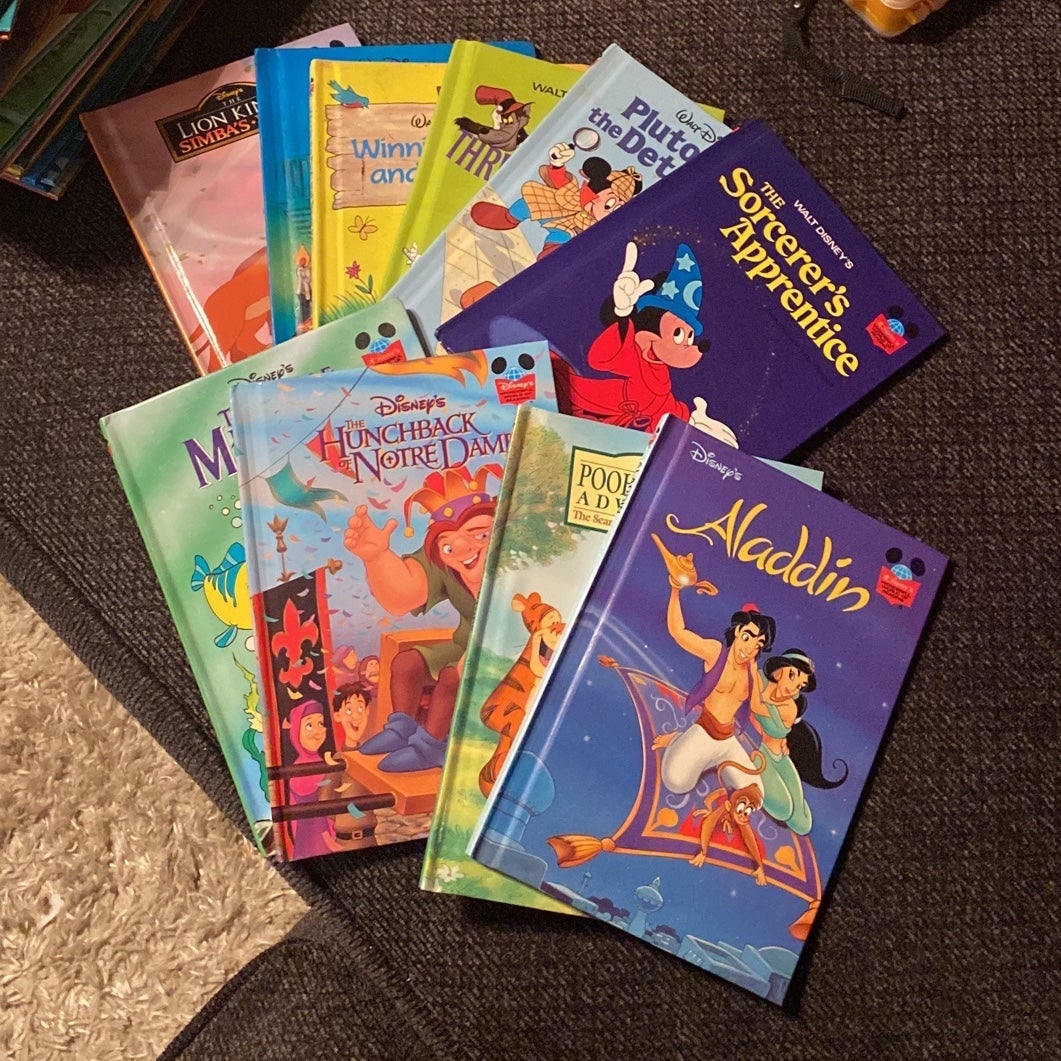 Disney hard cover book collection MINT CONDITION