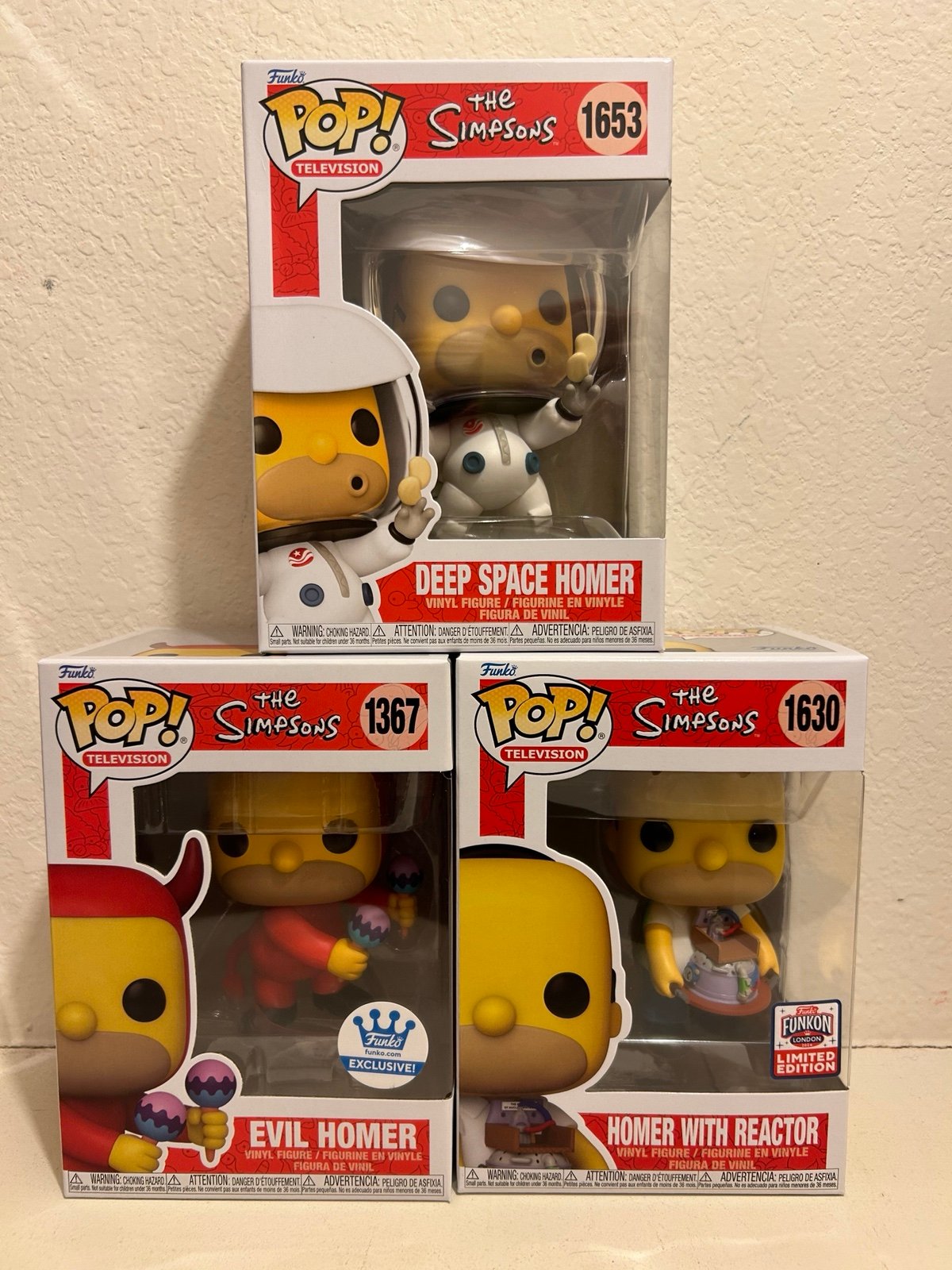 Funko Pop! The Simpson’s Homer Lot (3)