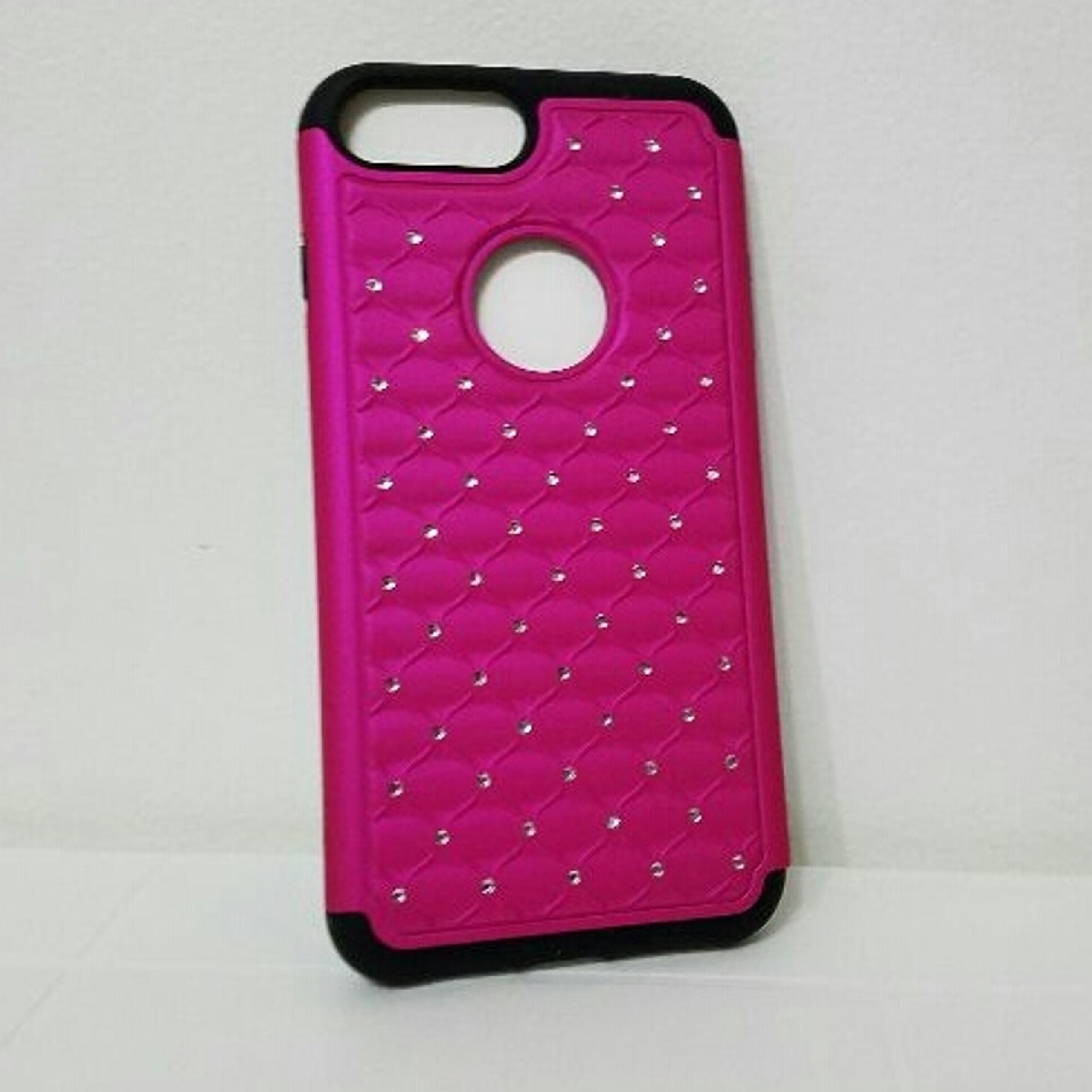 Apple iPhone 7 Plus Fuchsia Bling Case