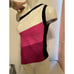 New Karen Millen Colorblock Bandage Chain Asymmetric Knit Pink Black White Top S
