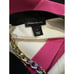 New Karen Millen Colorblock Bandage Chain Asymmetric Knit Pink Black White Top S
