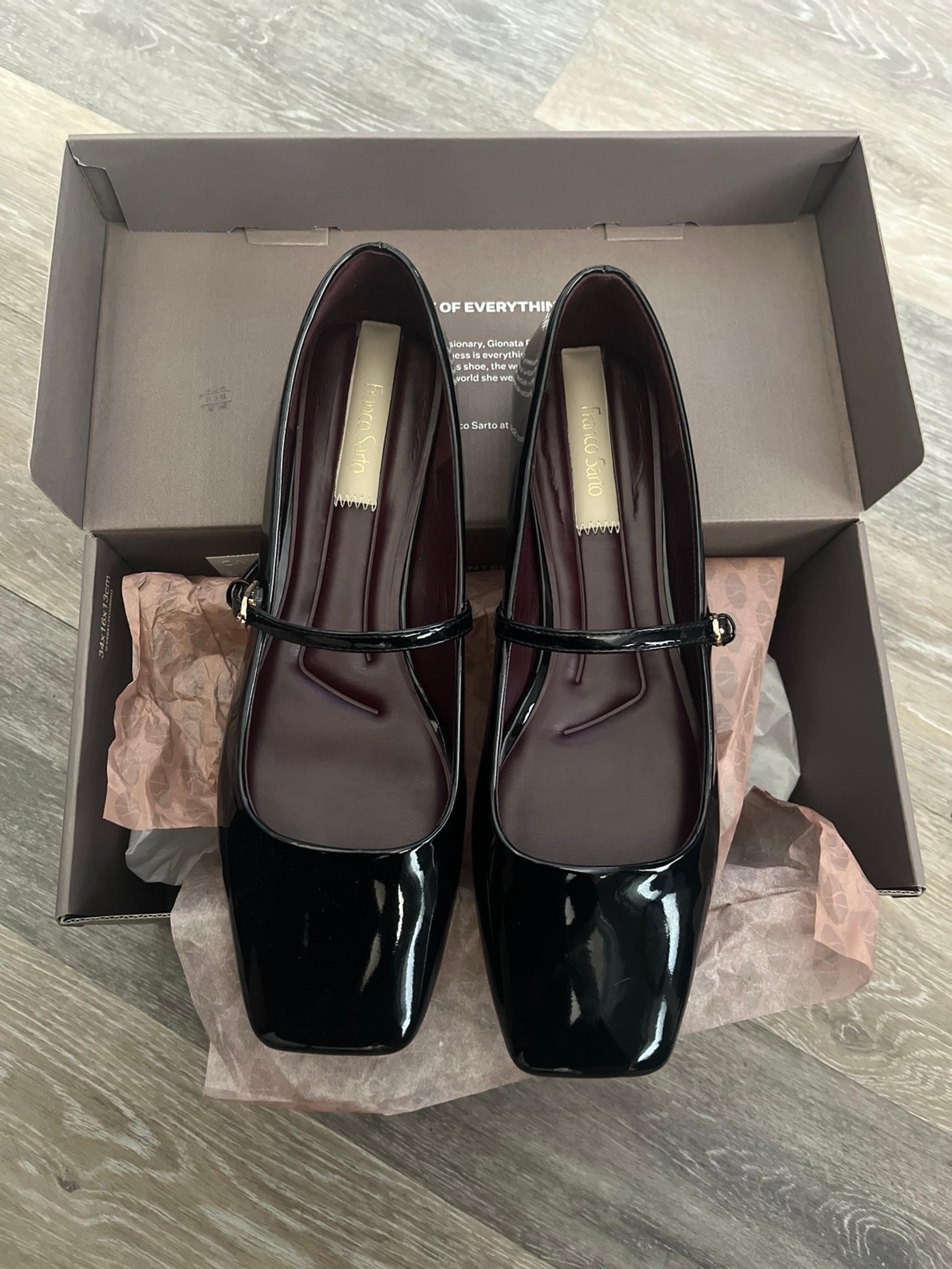 FrancoSarto Black Mary Jane