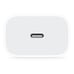 White Silver Apple 20W USB-C Power Adapter