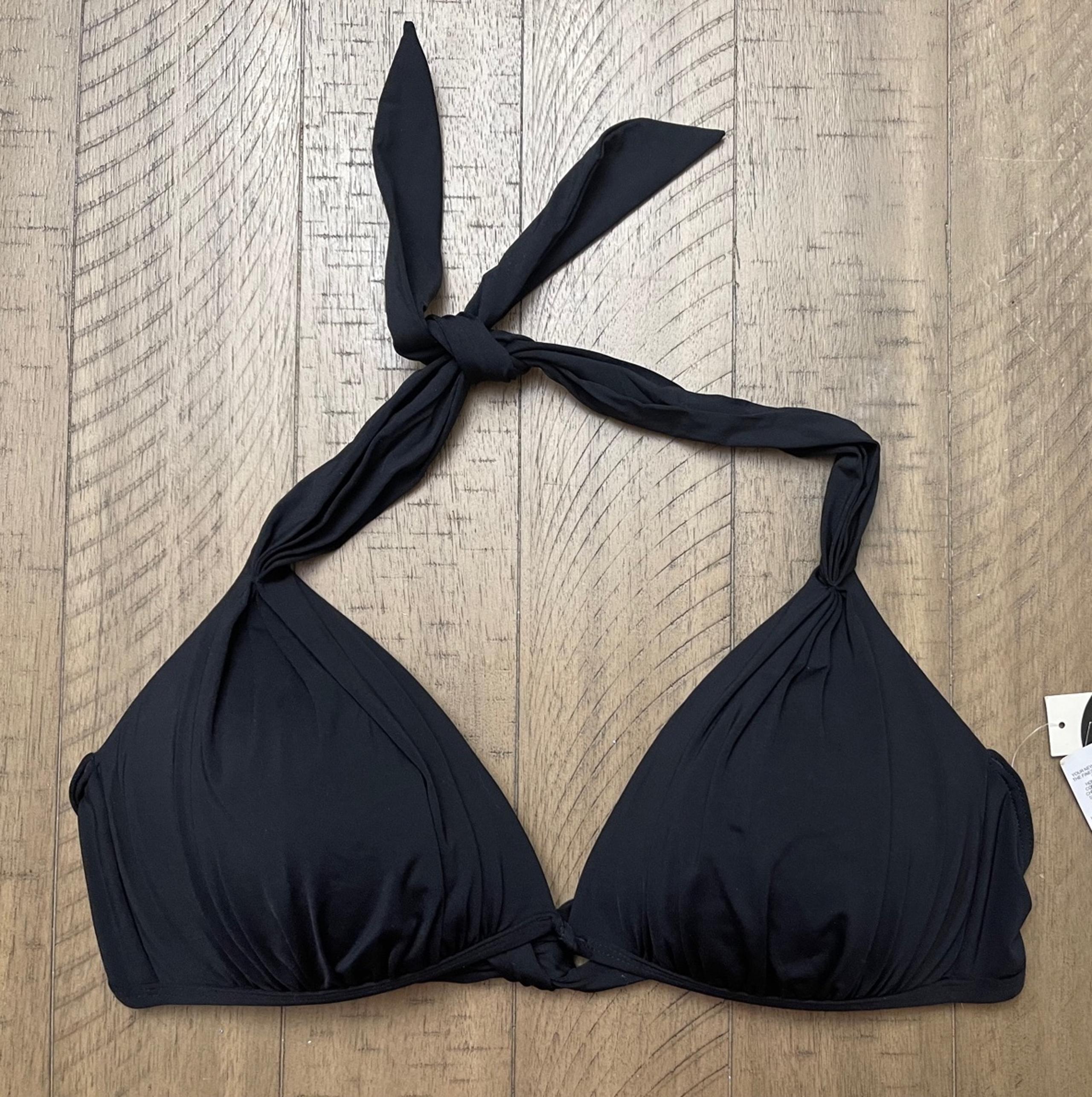 Kenneth Cole New York Bikini Top Black 38D NWT