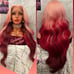 Human Hair blended lace front wig