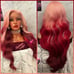 Human Hair blended lace front wig