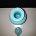 Vintage Portieux Vallerysthal PV France Opaline Apothecary Bottle