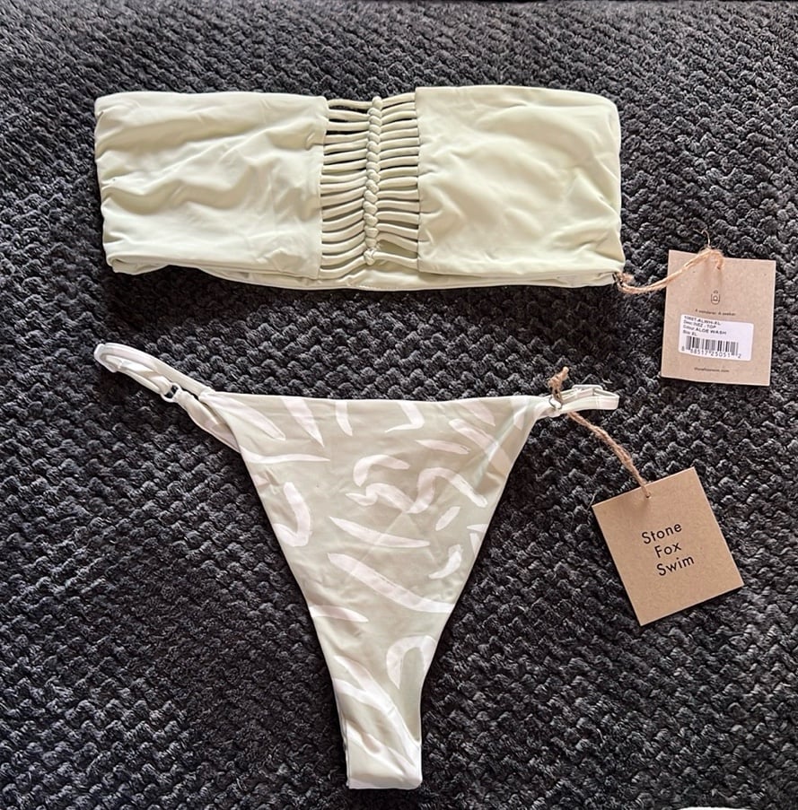 NWT STONE FOX SWIM BIKINI SET