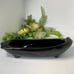Frankoma #45 Plainsman Black Oblong Planter 13”