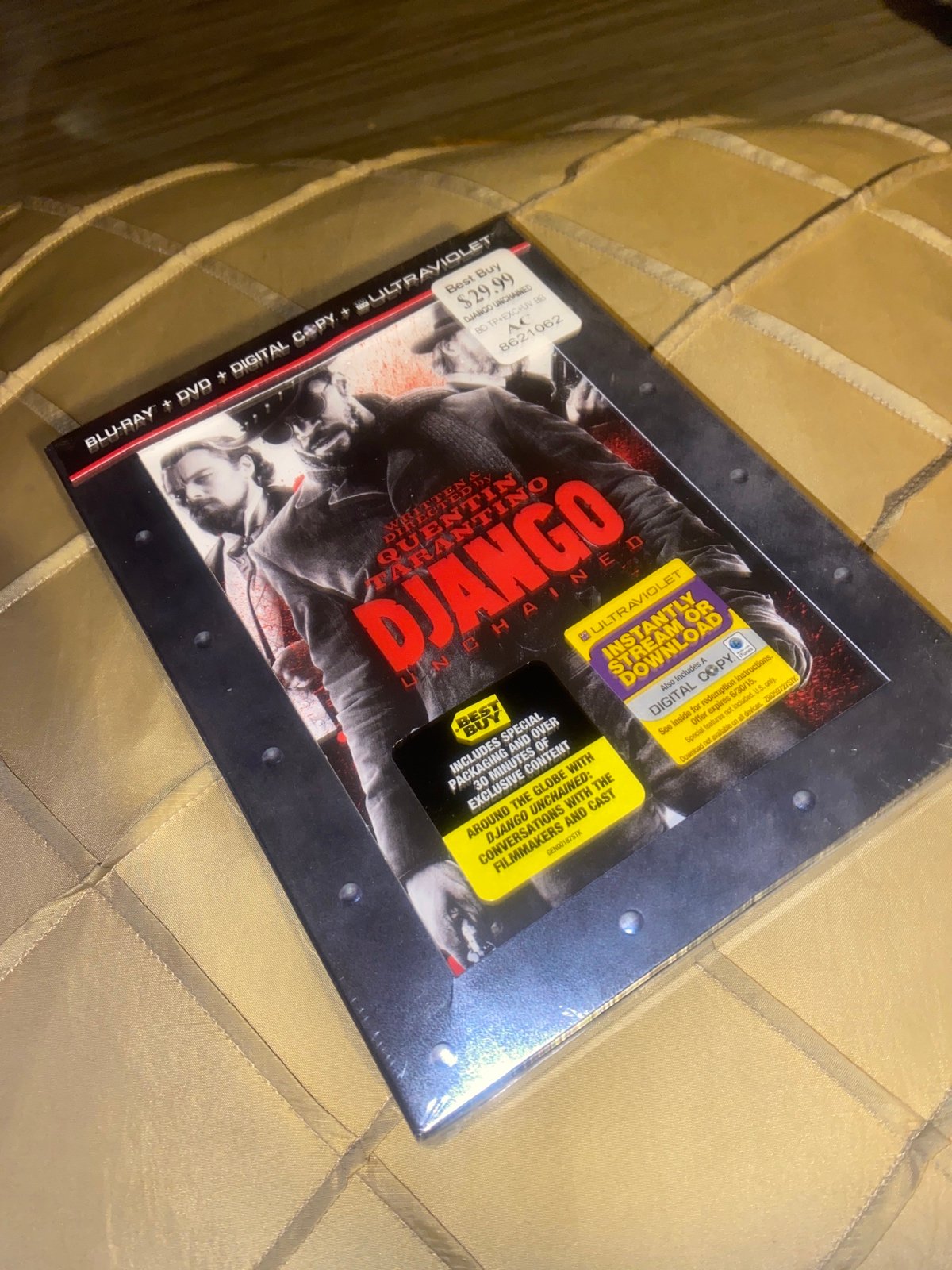 Django Unchained Best Buy exclusive blu ray + slipcover NEW digipack Tarantino