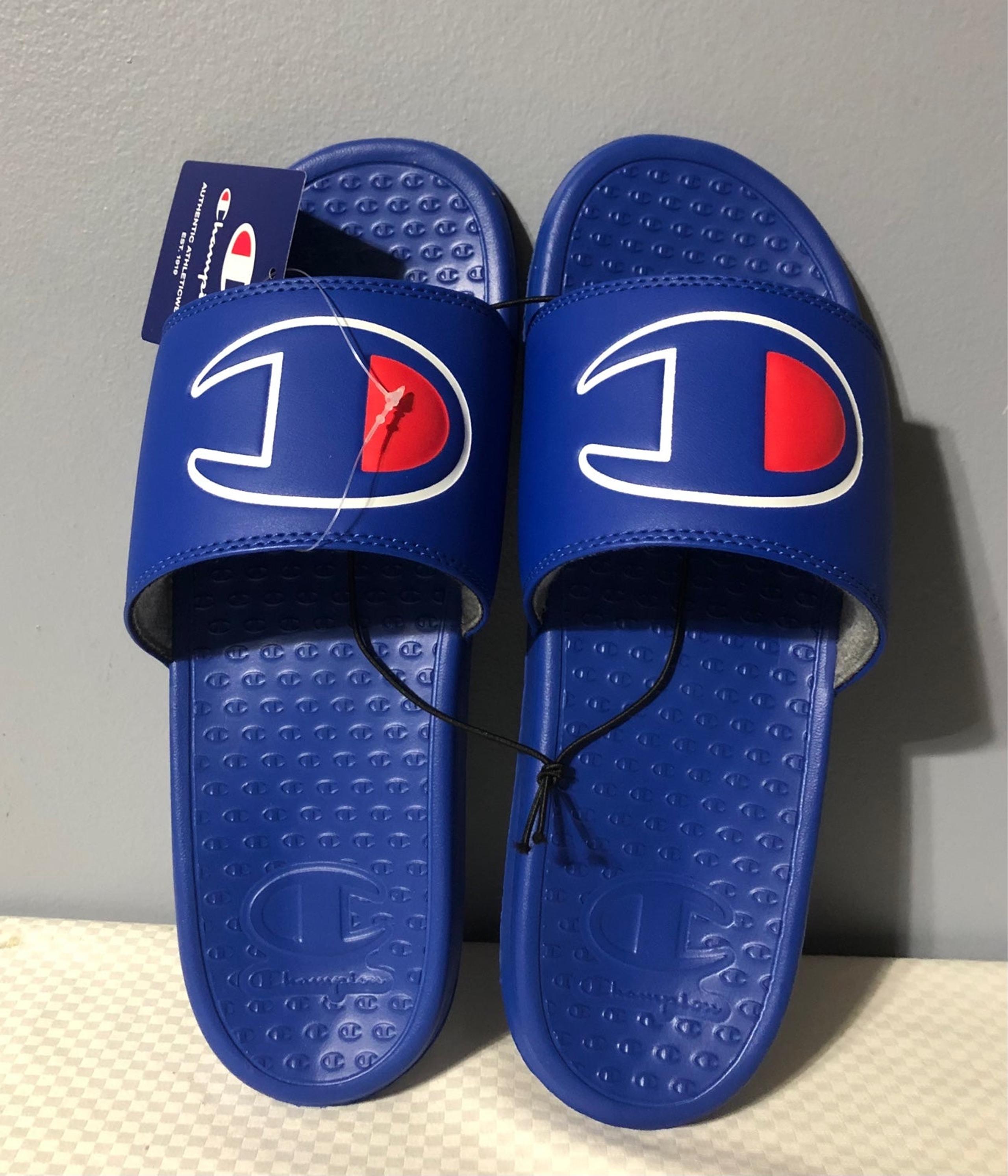 Mens Champion Super Slide Sandals, Size 10, NEW