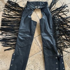 Women’s Harley Davidson fringe leather chaps
