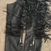 Women’s Harley Davidson fringe leather chaps